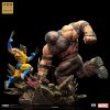 MARVEL BDS ART SCALE Szobor 1/10 WOLVERINE VS JUGGERNAUT  EXCLUSIVE 30 CM