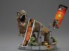 Jurassic Park Mini Co. T-Rex Illusion Deluxe PVC figura 15 cm,ajándék kulcstartóval