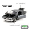 Fast & Furious Diecast Model 1/24 1970 Chevrolet