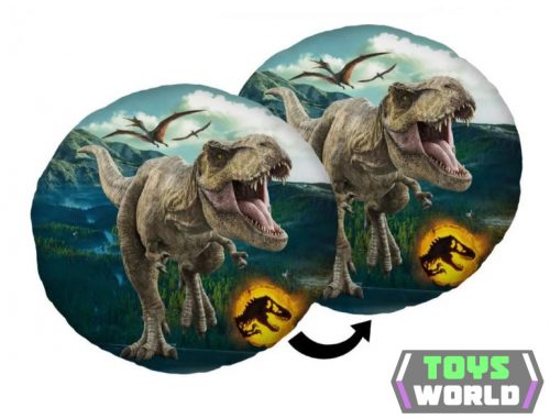 Jurassic World Dominion formapárna, díszpárna 40 cm