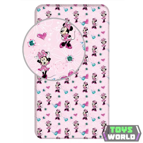 Disney Minnie Flowers gumis lepedő 90x200 cm