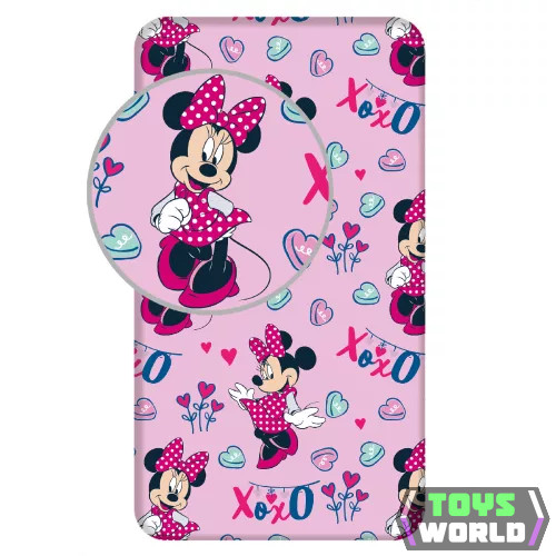 Disney Minnie XoXo gumis lepedő 90x200 cm