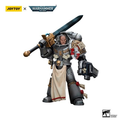 Warhammer 40k 1/18 Grey Knights Strike Squad Justicar akciófigura 12 cm