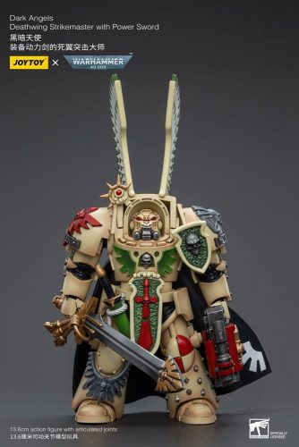 Warhammer 40k 1/18 Dark Angels Deathwing Strikemaster with Power Sword akciófigura 12 cm