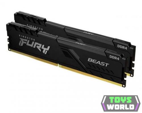 16GB 3600MHz DDR4 RAM Kingston Fury Beast memória CL17 (2x8GB)