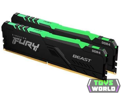 KINGSTON 32GB 3600MT/s DDR4 CL18 DIMM FURY Beast RGB