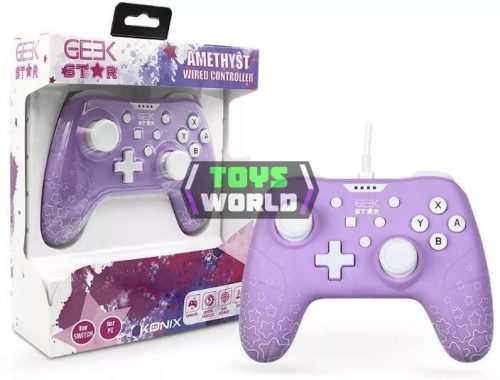 Konix Geek Star Amethyst Nintendo Switch/PC vezetékes kontroller lila