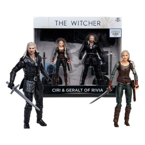 The Witcher Geralt and Ciri (Netflix Season 3) akciófigura szett 18 cm