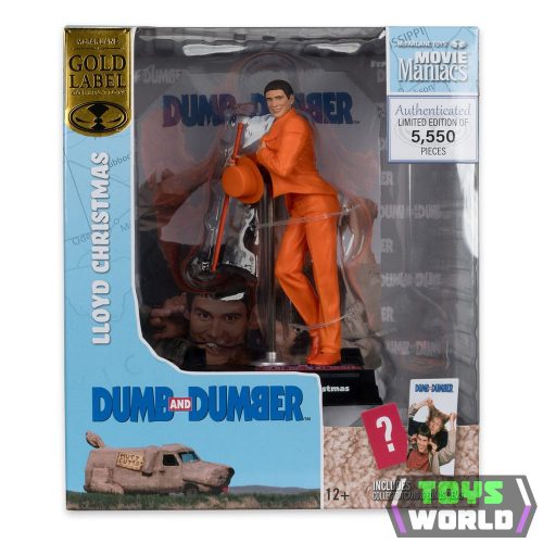 Dumb and Dumber Movie Maniacs Lloyd Christmas (Gold Label) PVC szobor figura 15 cm