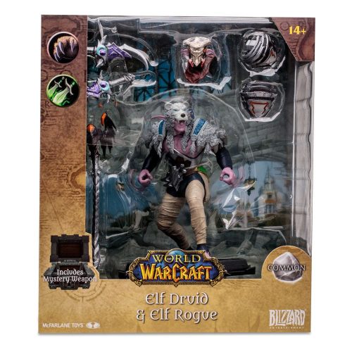 World of Warcraft Night Elf: Druid / Rogue akciófigura 15 cm