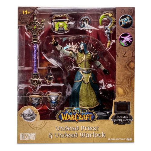 World of Warcraft Undead: Priest / Warlock akciófigura 15 cm