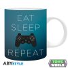 PLAYSTATION - Bögre- 320 ml - Eat Sleep Repeat 