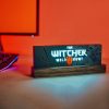 The Witcher Wild Hunt Logo LED lámpa 22 cm