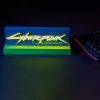 Cyberpunk Edgerunner Logo LED lámpa 22 cm