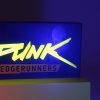 Cyberpunk Edgerunner Logo LED lámpa 22 cm