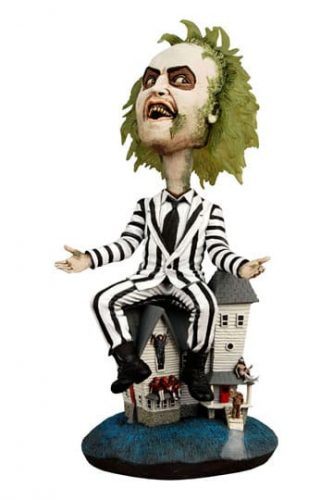 Beetlejuice Head Knocker Bobble-Head figura 20 cm