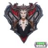 Diablo IV Lilith fali plakett dekoráció 30 cm