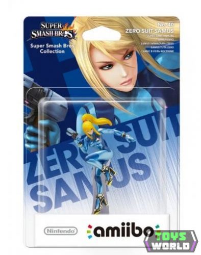 Nintendo amiibo Smash Zero Suit Samus 40 figura 