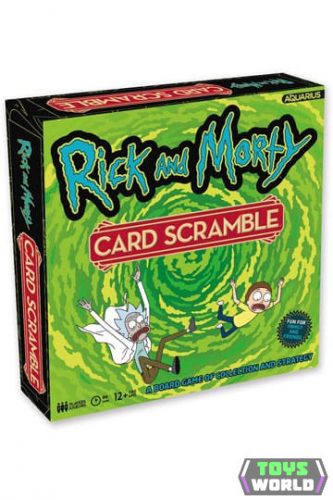 Rick and Morty Card Scramble társasjáték Angol nyelvű