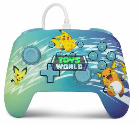 PowerA Enhanced Wired Nintendo Switch Pikachu Evolution vezetékes kontroller 