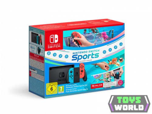 Nintendo Switch Neon + Switch Sports + 12M NSO