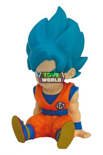 Dragon Ball Super Son Goku Super Saiyan Blue persely figura 15cm