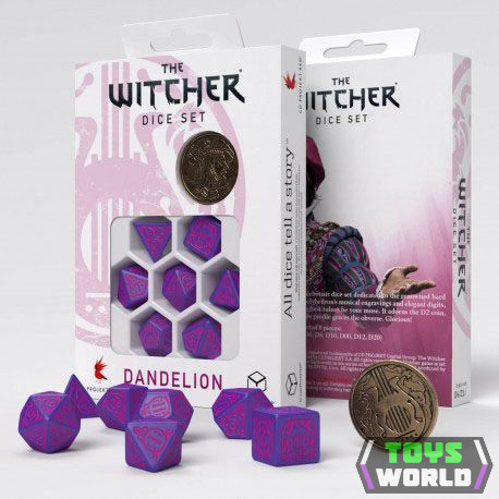 The Witcher Dice Set Dandelion The Conqueror of Hearts (7)