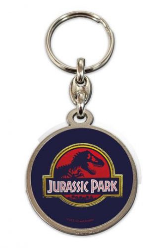 Jurassic Park logo kulcstartó