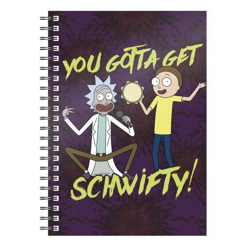 Rick & Morty Szerezd meg Schwifty-t jegyzetfüzet