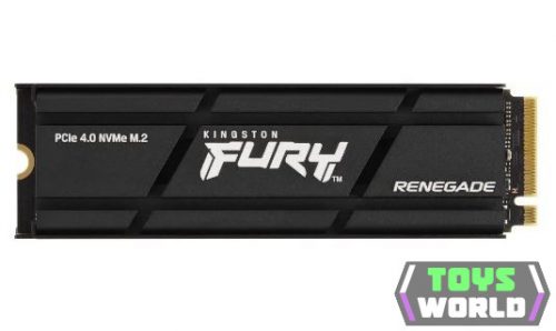 1TB Kingston SSD M.2 Fury Renegade meghajtó hűtőbordával