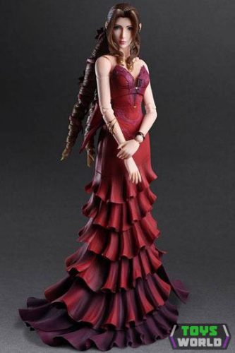 Final Fantasy VII Remake Play Arts Kai Aerith Gainsborough Dress Ver. akciófigura 25 cm