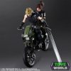 Final Fantasy VII Remake Play Arts Kai Jessie, Cloud & Bike akciófigura