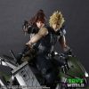 Final Fantasy VII Remake Play Arts Kai Jessie, Cloud & Bike akciófigura