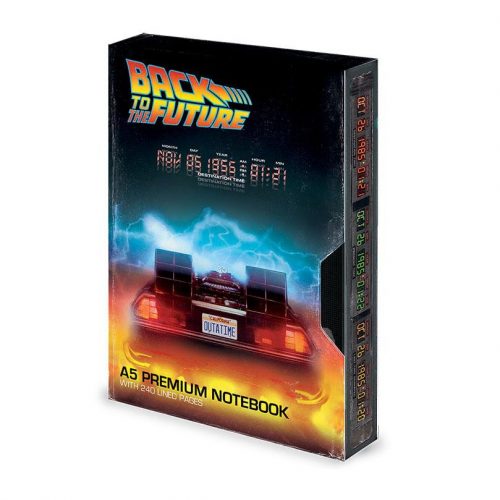 Back to the Future VHS prémium A5 jegyzetfüzet