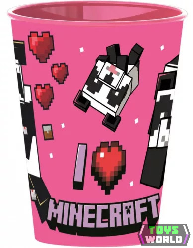 Minecraft műanyag pohár 260 ml