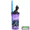 Batman 3D Figurine szívószálas pohár 360 ml