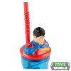 Superman 3D Figurine szívószálas pohár 360 ml