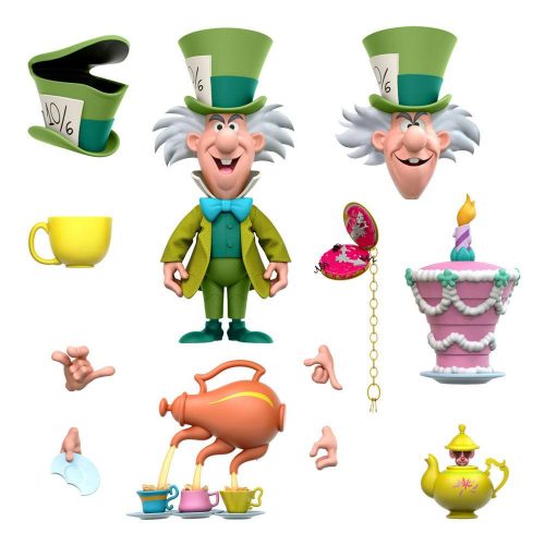 Alice Csodaországban Disney Ultimates The Tea Time Mad Hatter akciófigura 18 cm