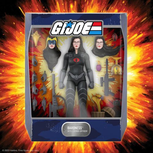 G.I. Joe Ultimates Baroness (Black Suit) akciófigura 18 cm