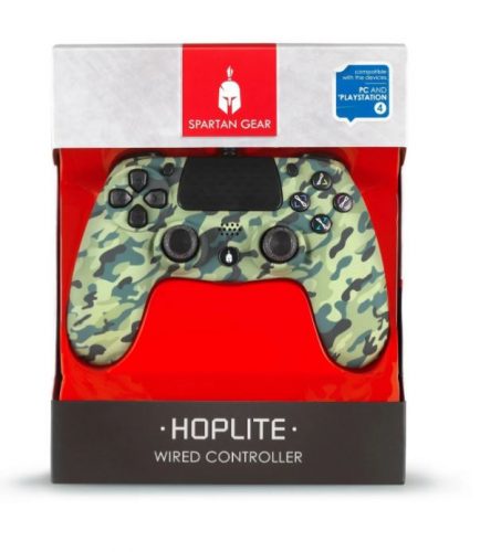 Spartan Gear - Hoplite Wired Controller Green Camo (PS4)