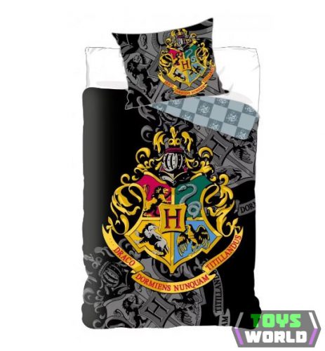 Harry Potter ágyneműhuzat Crest 140×200cm, 70×90 cm