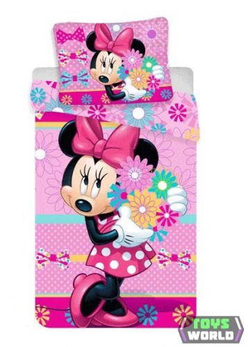 Disney Minnie Bouquet ágyneműhuzat 140×200cm, 70×90 cm